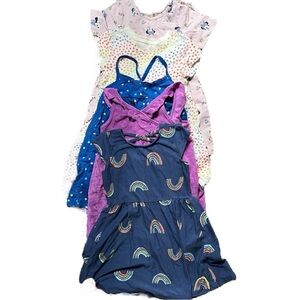 Lot of Girls Dresses 3T Hanna Andersson Old Navy Disney Gap‎